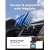 imageLISEN Strong Magnetic Fits MagSafe Car Mount Upgrade 18 Magnets Fit iPhone Car Holder Mount Bumpy Road Stable Magnetic Phone Holder for Car Air Vent for Magsafe iPhone 15 121314 Pro Max Mini