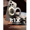 imageLISEN Suction Cup Phone Mount 360 Adjustable for MagSafe Car Mount 360 Rotatable Magnetic Phone Mount Vacuum Magnetic Phone Holder Suction Cup Phone Stand for iPhone 16 Pro Max 15 14 13 12 Plus