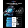 imageLISEN USB C Car Charger Fast Charging Dual Port PD 65W Car Charger USB C Super Fast Cigarette Lighter Adapter All Metal Fast Car Charger for iPhone 16 Pro Max 15 14 iPad Samsung Galaxy BlackRED