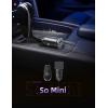 imageLISEN USB C Car Charger Fast Charging Dual Port PD 65W Car Charger USB C Super Fast Cigarette Lighter Adapter All Metal Fast Car Charger for iPhone 16 Pro Max 15 14 iPad Samsung Galaxy BlackBlack