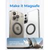 imageLISEN UltraThin 04mm Magsafe Sticker Ring Strong Suction Compatible With Magsafe Wireless Charger for iPhone 121314 Pro MaxSamsung 4 Pack BlueBlackBlack and Blue