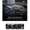 imageLISEN Universal Car Phone Mount Foldable Gravity Carrier with Metal Hook Clip Compatible with iPhone 14 13 12 Samsung Galaxy S22 S21 Note 20 OnePlus 10 Pro TracFone LG