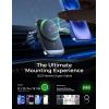 imageLISEN for MagSafe Car Mount Charger for iPhone 16 15W Wireless Universal Vent Charger for iPhone 16 Car Accessories Magnetic Phone Holder Mount Fits iPhone 16 15 Pro MaxBlack