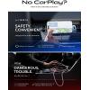 imageLISEN for MagSafe Car Mount Charger for iPhone 16 15W Wireless Universal Vent Charger for iPhone 16 Car Accessories Magnetic Phone Holder Mount Fits iPhone 16 15 Pro MaxBlack