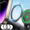 imageLISEN for MagSafe Sticker Magnetic Ring for iPhone 16 Phone Case Magsafe Accessories Universal Magnetic Wireless Charger Conversion Kit for iPhone 16 Pro Max 15 14 1312 SeriesSamsung and More 2 Pack