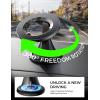 imageLISEN for Magnetic Phone Mount Mini 540 Rotating Magnetic Phone Holder for Car Dash Mag Safe Car Mount Magsafe Rotatable Car Magnet Mount for iPhone 16 Pro Max 15 14 13 12 BlackGray