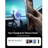 imageLISEN for Magsafe Car Mount Charger 15W for iPhone 16 Wireless Car Charger Magnetic Car Phone Holder Mount Fit for iPhone 16 15 Pro Max 14 13 12 MagSafe Cases
