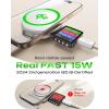 imageLISEN for Qi2 Magsafe Charger Certified 15W iPhone 16 Travel Charger 3 in 1 Charging Station for Apple Watch and Airpods25W Total Magnetic Wireless Charger for iPhone 16 15