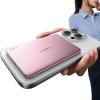imageLISEN 03 Ultra Slim MagSafe Portable Charger iPhoneAlloy 5000mAh Wireless Card Slim MagSafe Battery PackEssential Phone AccessoriesMagnetic Power Bank for iPhone 16e Pro Max15141312GlacierPink