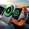imageLISEN 2 in 1 for 18W MagSafe Car Mount Charger 2024 Upgrade Wireless Car Vent Charger Magnetic Car Phone Holder Mount for iPhone Car Accessories for iPhone 15 14 13 12 Pro Max Plus Apple Watch