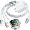 imageLISEN 3 in 1 for iPhone 16 Type C Charger Cable Upgraded Multi C to C Cable Fast Charging Fit iWatch UltraSE109876543 ampamp iPhone 1615141312Galaxy S242024 iPad Pro66FT