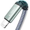 imageLISEN MFi Certified iPhone Charger Cable 66ft Never Rupture Lightning Cable 24A Fast Charging iPhone Cord Compatible with iPhone 11 ProXs MaxXRXSX88 Plus766 PlusSE55S