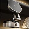 imageLISEN Portable Vacuum Magnetic Phone Holder Stand Electric Vacuum Suction Phone Holder for MagSafe Suction Cup Phone Mount Foldable for iPhone 16e1615141312 ProPro Maxsilver