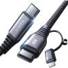 imageLISEN USB C to USB C Charging Cable Compatible with iPhone 15 14 Pro Max 13 12 11 X XS