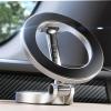 imageLISEN Ultra Magnetic Car Phone Holder for MagSafe Car Mount All Metal Mag Safe Car Mount 360 Rotatable Car Magnetic Phone Holder for iPhone 16 15 14 13 12 Series and MagSafe Case SilverSilver