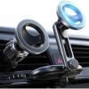 imageLISEN for MagSafe CD Phone Holder for Car Mount Angle Adjustable Magnetic Phone Holder for iPhone Magsafe Car Mount CD Slot Hands Free CD Player Phone Mount for iPhone 15 Pro Max Plus Galaxy
