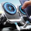 imageLISEN with Car Charger for MagSafe Car Mount Charger for iPhone 16 15W Wireless Charger for iPhone Car Accessories Magnetic Phone Holder Mount Universal Vent Car Charger