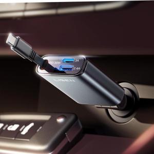 imageLISEN Car Charger USB C Fast Charging Retractable75 Less SpaceUltra Mini 57W Fast iPhone 1615 USBC Type C Car Charger Retractable for iPhone 16e 16 15 Pro Max PlusSamsung Galaxy S2524Android