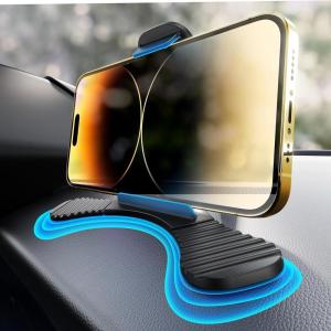 imageLISEN Dashboard Phone Holder for Car Dashboard Mount Fits Curved Surface  Compatible with iPhone Samsung Android Popsocket GPS Devices All Phones