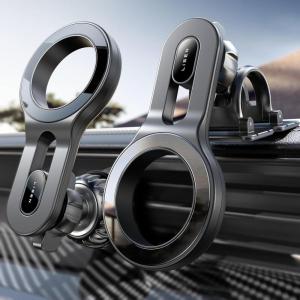 imageLISEN for Magsafe Car Mount Extended Arm Magnetic Phone Holder for Car Vent 360 Rotation iPhone Car Mount Dash Phone Holders for Your Car Fit iPhone 16 15 14 13 Pro Max Plus Mini Magsafe Case