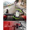 imageLISEN Bike Phone Holder 2025 Upgrade Motorcycle Phone Mount Bicycle Phone Holder Handlebar Phone Mount Dirt Bike Ebike Accessories Bicycle Accessories for iPhone Samsung Google Pixel BlackBlue