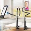 imageLISEN Flexible Gooseneck Phone Stand for Bed Desk Tablet  Adjustable iPhone 15 Pro Plus 14 13 Kindle iPad Holder