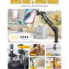 imageLISEN Gooseneck Phone Holder for Bed  Magsafe Stand for iPhone 16 15 Desk Magnetic Adjustable Mount  Overhead Accessories for Magsafe iPhone