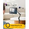 imageLISEN Gooseneck Phone Holder for Bed  Magsafe Stand for iPhone 16 15 Desk Magnetic Adjustable Mount  Overhead Accessories for Magsafe iPhone