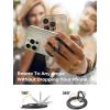 imageLISEN Magsafe Phone Grip Holder  Rotatable Magnetic Phone Ring Stand for iPhone 16 Pro Max Plus 15 14 13 12 MagSafe Case Accessories