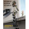 imageLISEN Phone Holder for Bed Desk 3rd Upgrade Cell Phone Stand for DeskRecording iPhone Mount for Gooseneck iPhone Holder for Filming Camera Laying DownBed Accessories Flexible Arm Clamp Clip StandBlack