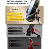 imageLISEN Phone Holder for Bed Desk 3rd Upgrade Cell Phone Stand for DeskRecording iPhone Mount for Gooseneck iPhone Holder for Filming Camera Laying DownBed Accessories Flexible Arm Clamp Clip StandBlack