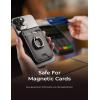 imageLISEN for Magsafe Wallet RFID Strongest Magnetic iPhone Wallet for Apple Wallet Magsafe with AdjustableBlack Accessories for Magsafe Wallet Stand Magnetic Wallet for iPhone 16151413 Pro Max