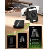 imageLISEN for Magsafe Wallet RFID Strongest Magnetic iPhone Wallet for Apple Wallet Magsafe with AdjustableBlack Accessories for Magsafe Wallet Stand Magnetic Wallet for iPhone 16151413 Pro Max
