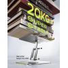 imageLISEN for iPad Stand Holder Adjustable Tablet Stand for Desk 2025 for iPad Accessories Rotating Display Stand PC Office Accessories for Desk Women Kindle Table MountPSSwitch iPhone 129quot47quotSliver