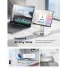 imageLISEN for iPad Stand Holder Adjustable Tablet Stand for Desk 2025 for iPad Accessories Rotating Display Stand PC Office Accessories for Desk Women Kindle Table MountPSSwitch iPhone 129quot47quotSliver