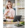 imageLISEN for iPad Stand Holder Adjustable Tablet Stand for Desk 2025 for iPad Accessories Rotating Display Stand PC Office Accessories for Desk Women Kindle Table MountPSSwitch iPhone 129quot47quotBlack