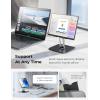 imageLISEN for iPad Stand Holder Adjustable Tablet Stand for Desk 2025 for iPad Accessories Rotating Display Stand PC Office Accessories for Desk Women Kindle Table MountPSSwitch iPhone 129quot47quotBlack