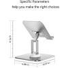 imageLISEN for iPad Stand for Desk2025 Adjustable Tablet Stand Holder Metal iPad Holder Switch MountDesk Accessories for Women Men ipad Mount Kitchen Fits 4129quot TabletMonitorSwitchiPhoneKindleSilver