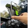 imageLISEN Bike Phone Holder 2025 Upgrade Motorcycle Phone Mount Bicycle Phone Holder Handlebar Phone Mount Dirt Bike Ebike Accessories Bicycle Accessories for iPhone Samsung Google Pixel BlackBlack