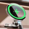 imageLISEN for Magsafe Car Mount Charger 15W Fast Charging Magnetic Wireless Car Charger Mini ampamp Metal 2025 Ultra Magnetic Car Phone Holder Dashboard for iPhone Car Mount for iPhone 16e Pro Max 15 14 13Silver
