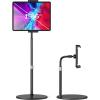 imageLISEN iPad Stand  Portable Monitor Holder Adjustable Tablet Stand Thick Case Friendly Fits 47quot156quot iPad Pro Air Mini Fire Tab Nexus Kindle BlackBlack