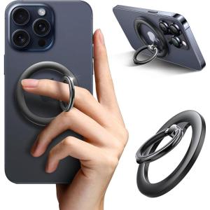 imageLISEN Magsafe Phone Grip Holder  Rotatable Magnetic Phone Ring Stand for iPhone 16 Pro Max Plus 15 14 13 12 MagSafe Case Accessories