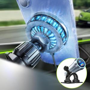 imageLISEN for Qi2 15W MagSafe Car Mount ChargerRapid Cooling Drop 18 in MinutesIncludes VentDashboard Holder ampamp Car Charger iPhone 16 Pro Max Car Accessories Fits Galaxy S25 Ultra with MagSafe Case
