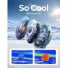 imageLISEN for 15w Magsafe Fan Car Vent Mount Charger for iPhone 16 Wireless Magnetic Car Phone Holder Mount Cooling Phone CPU Cooler Car Refrigerator Fit for iPhone 16 15 Pro Max 14 13 12 Cases Android
