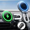 imageLISEN for 15W MagSafe Car Mount Charger Safer ampamp Faster Magsafe Car Charger Vent Magnetic Wireless Car Charger Car Vent Phone Mount Charger Fits iPhone 16 Pro Max 15 14 with Charging Adapter