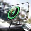 imageLISEN for Magsafe Car Charger 15W Ultra Magnetic Car Phone Holder for Magsafe Car Mount Charger Metal Dashboard Cell Phone Car Mount for iPhone 16 15 14 13 12Pro Max Plus
