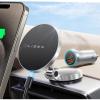imageLISEN for Magsafe Car Mount Charger Upgrade Set 360 Rotation Wireless Magsafe Car Charger Foldable Car Phone Holder Dashboard fit iPhone 16 Pro Max Plus 15 14 13 12 Samsung with MagSafe Case
