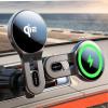 imageLISEN for Qi2 15W MagSafe Car Mount Charger Safer ampamp Faster Magsafe Car Charger Vent Magnetic Wireless Vent Phone Mount Fits iPhone 16 Pro Max 15 14Qi2 Charging