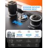 imageAINOPE 90W Super Fast Car Charger USB CInvisible Cigarette Lighter AdapterMiniampampMetal Type C Car Charger Fast Charging Fit Samsung Galaxy S25 S24 Ultra PlusiPhone 16 15 14 13 12 Pro Max PlusBlackBlack