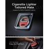 imageAINOPE 90W Super Fast Car Charger USB CInvisible Cigarette Lighter AdapterMiniampampMetal Type C Car Charger Fast Charging Fit Samsung Galaxy S25 S24 Ultra PlusiPhone 16 15 14 13 12 Pro Max PlusBlackRed